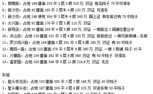 莞城，东城自建房合集，有证，看中来咨询