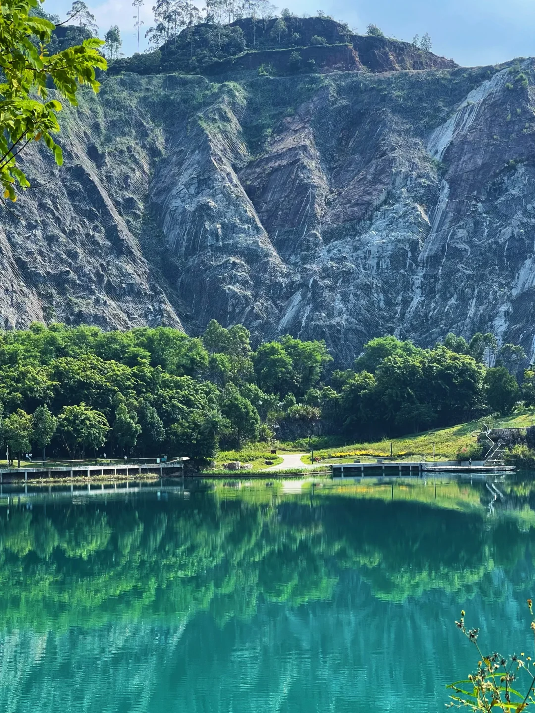 🔥东莞隐藏版“小九寨沟”！水濂山碧玉湖公园