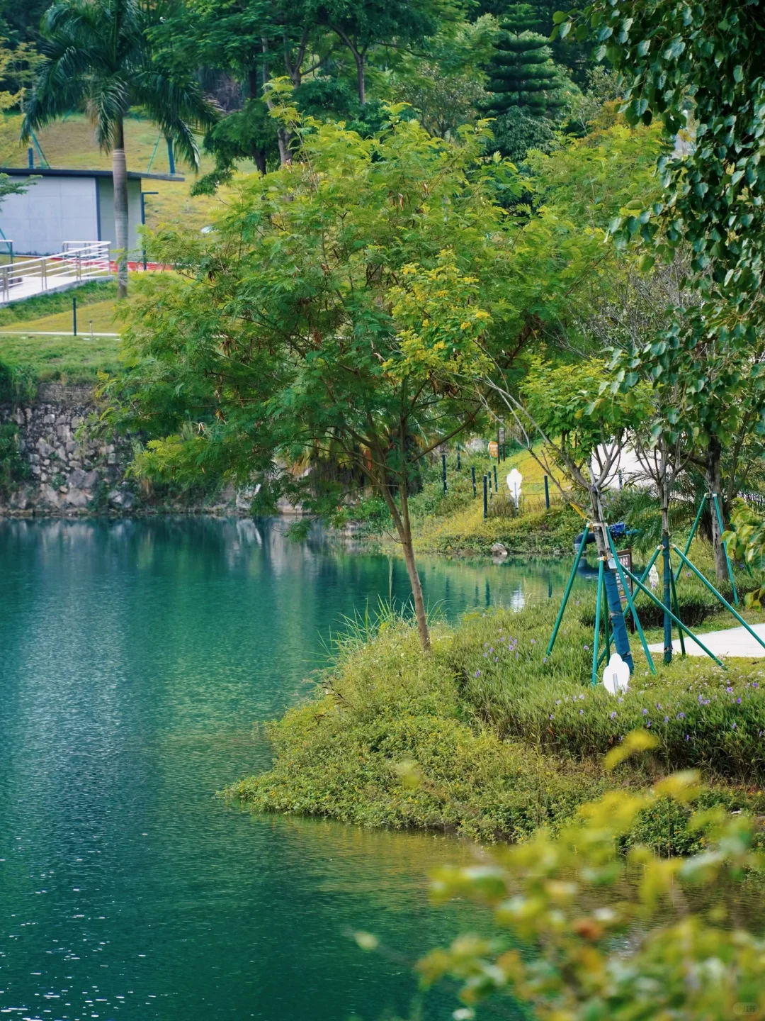 🔥东莞隐藏版“小九寨沟”！水濂山碧玉湖公园