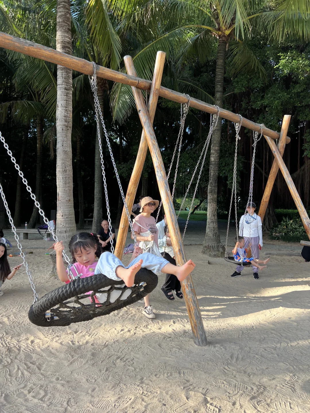 遛娃好去处（1）|深圳湾公园椰林沙滩🏝️