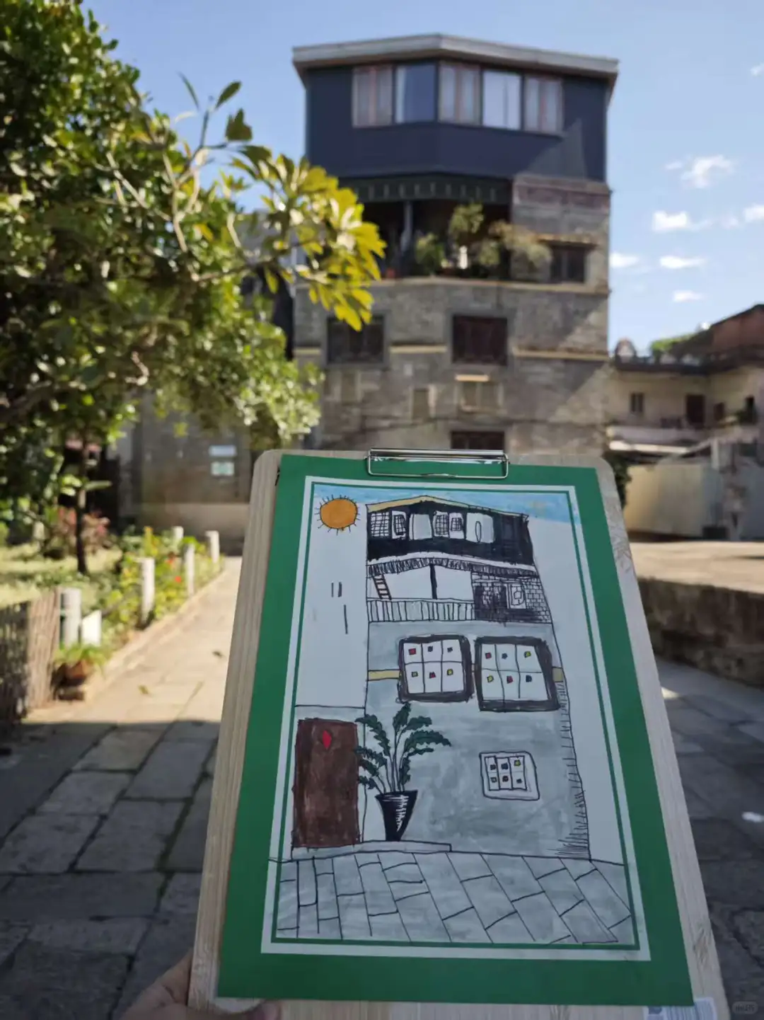 广州黄埔村写生