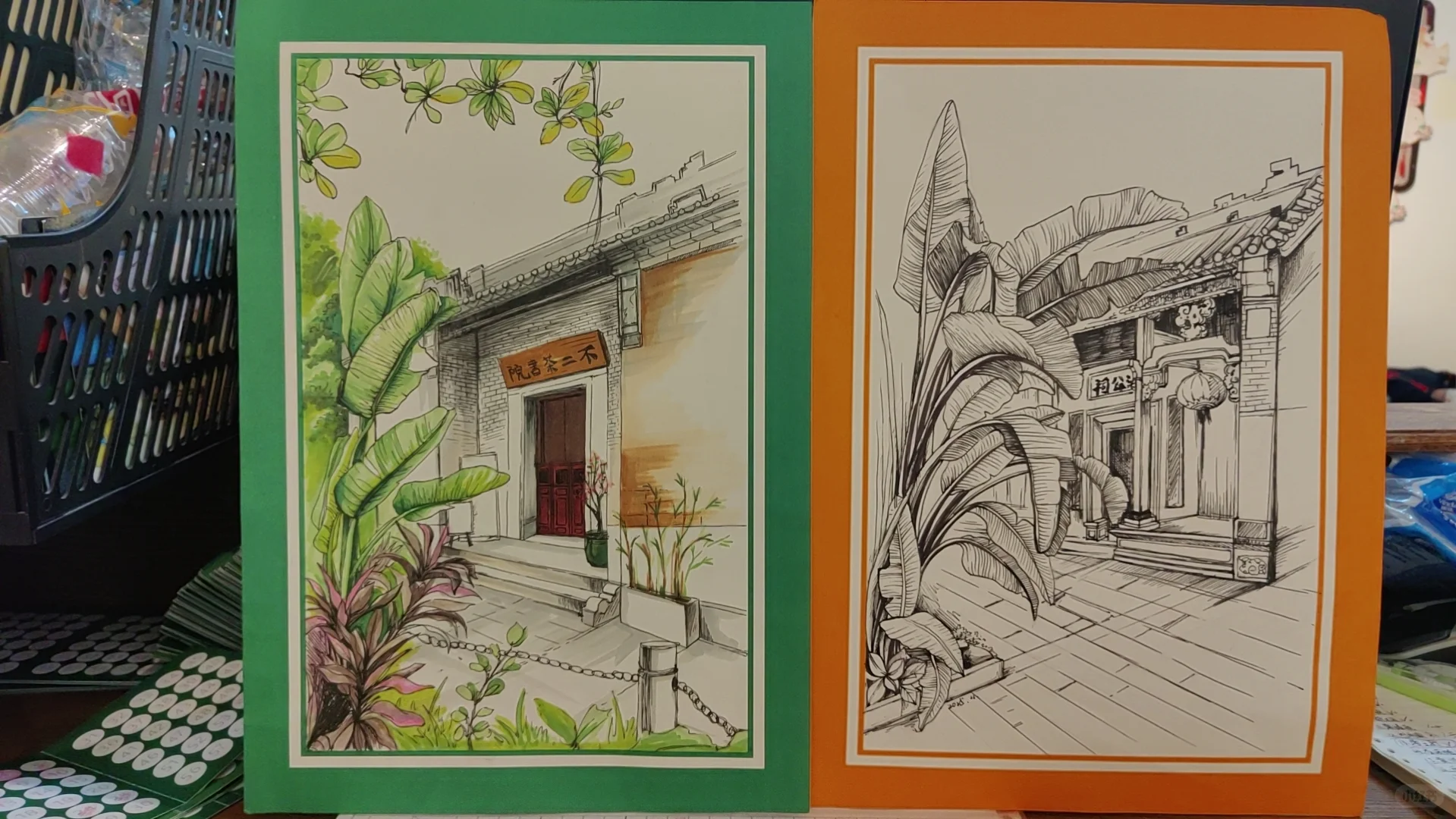 广州黄埔村写生