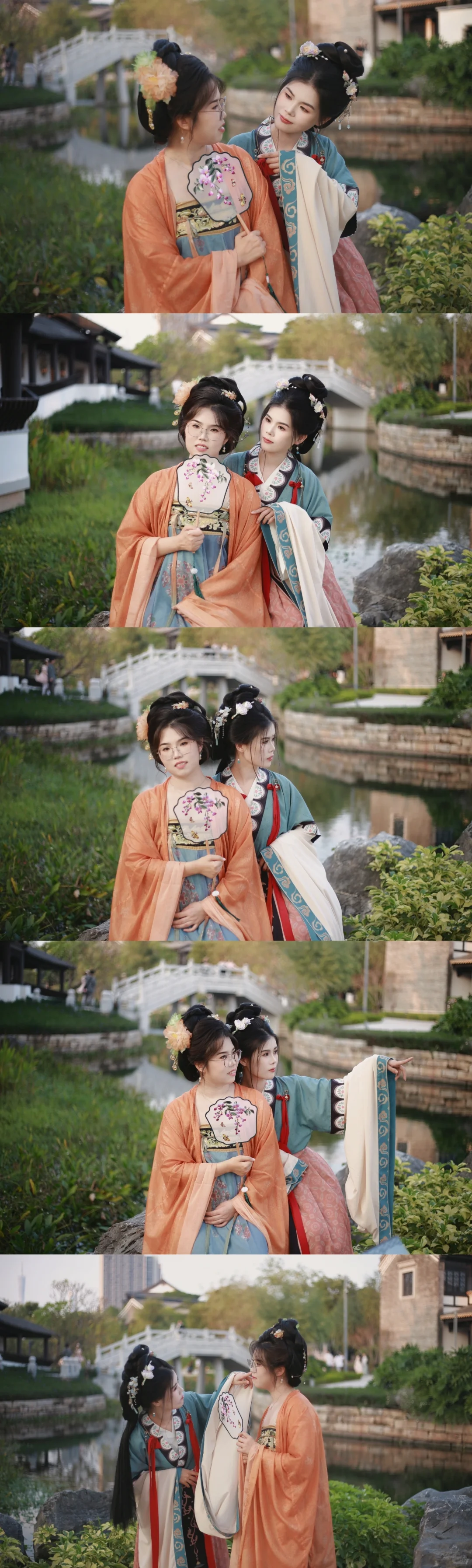 今天有小姐姐拍照吗？闺蜜汉服，广州文化馆