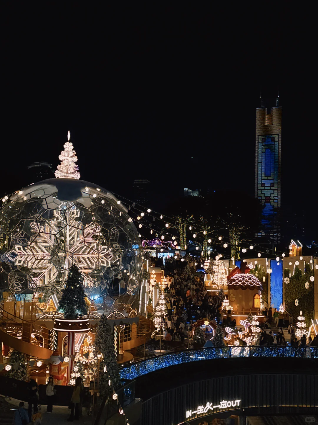 广州圣诞夜氛围已加载完毕🎄祝福提前来到