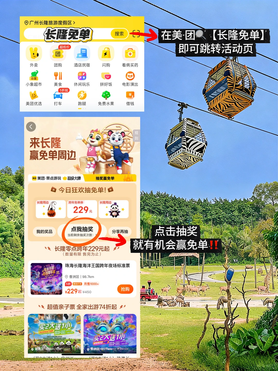 广州长隆🦒三天两晚玩转三大园区保姆级攻略