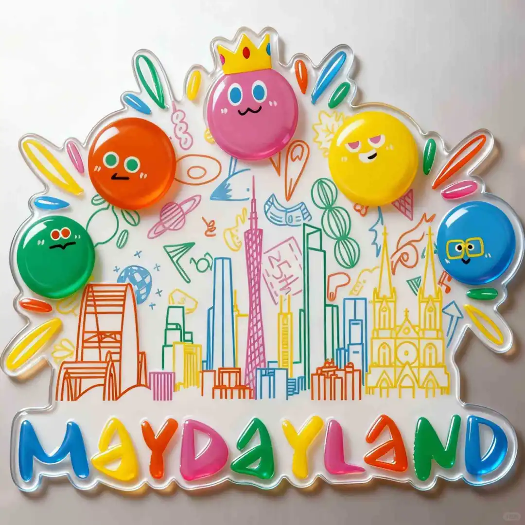 五月天广州大湾区演唱会高萌冰箱贴来啦