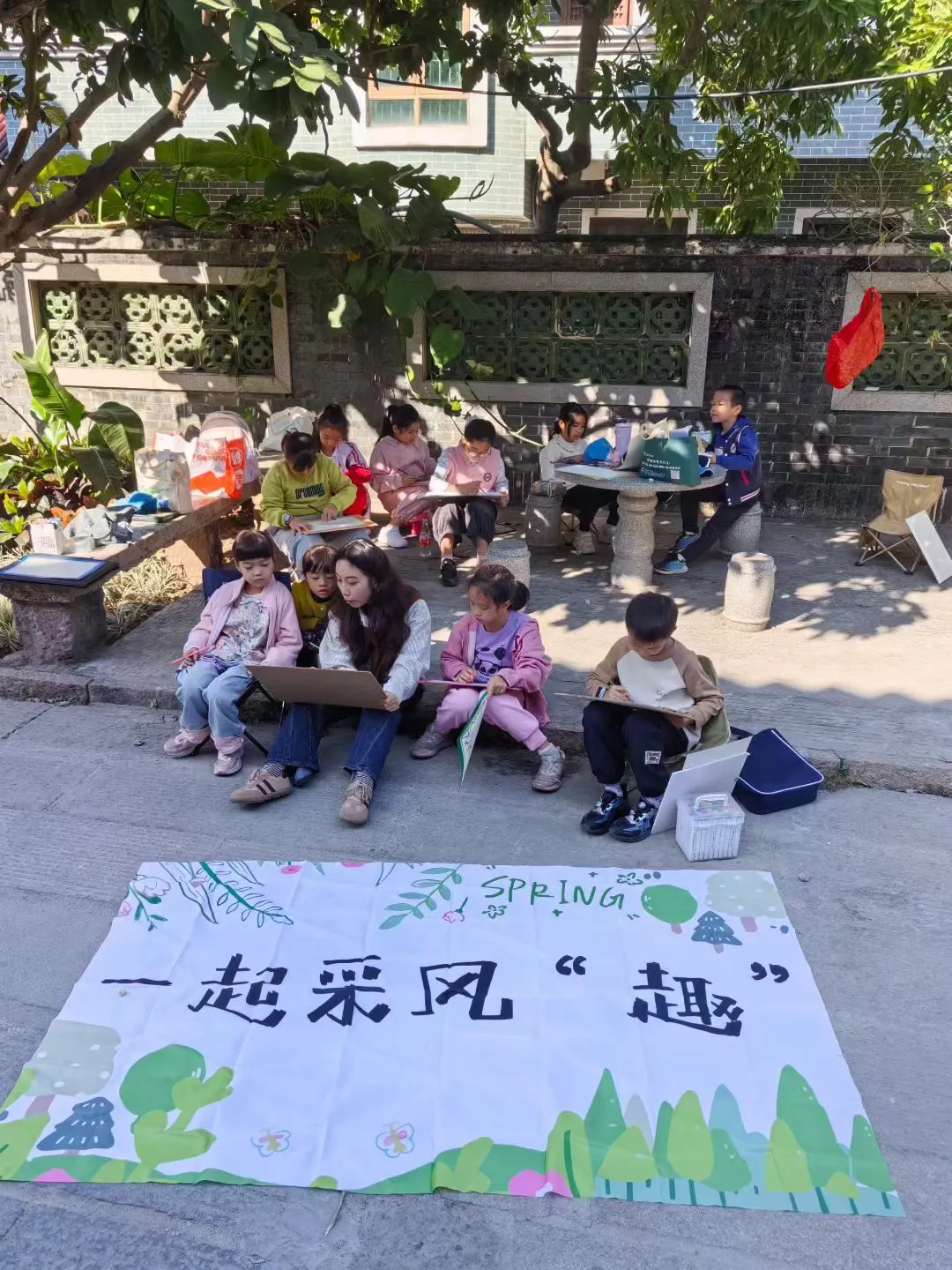 广州黄埔村写生