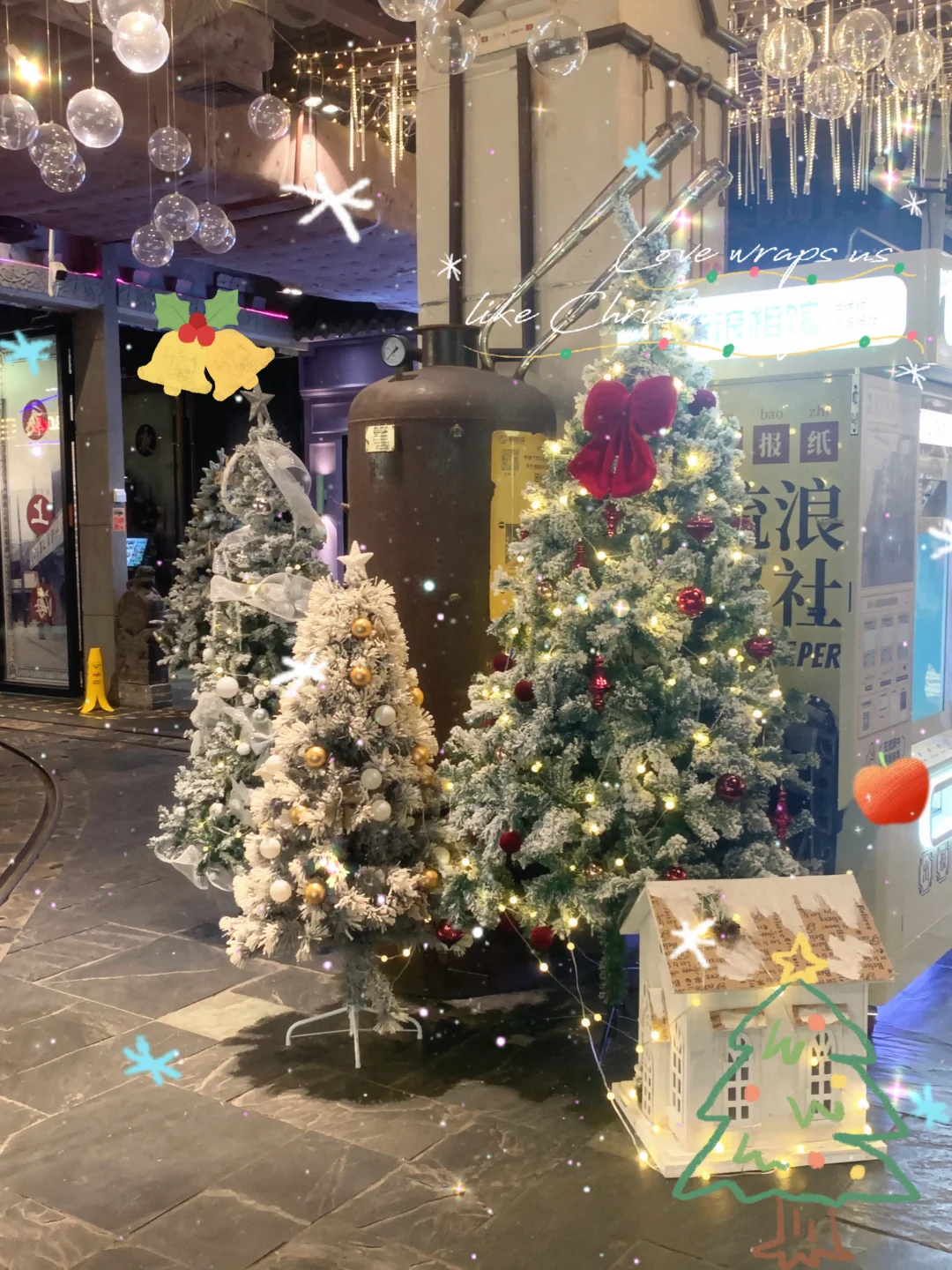 广州圣诞夜氛围已加载完毕🎄祝福提前来到