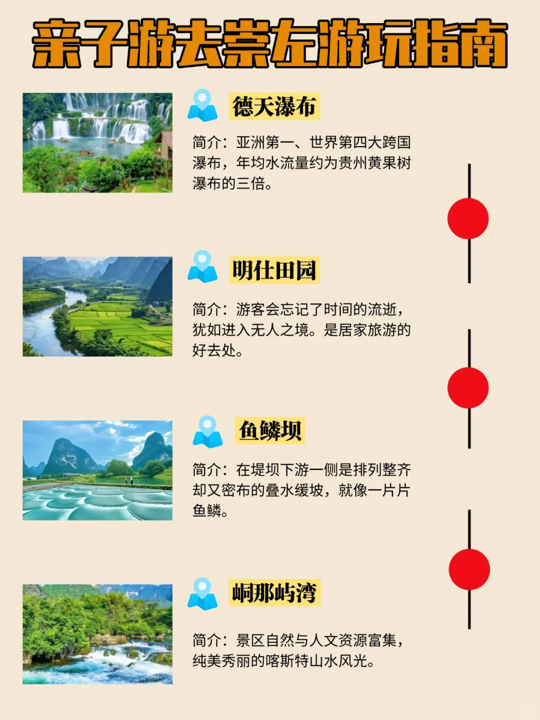 亲子游去崇左游玩指南🔎攻略很是满意！