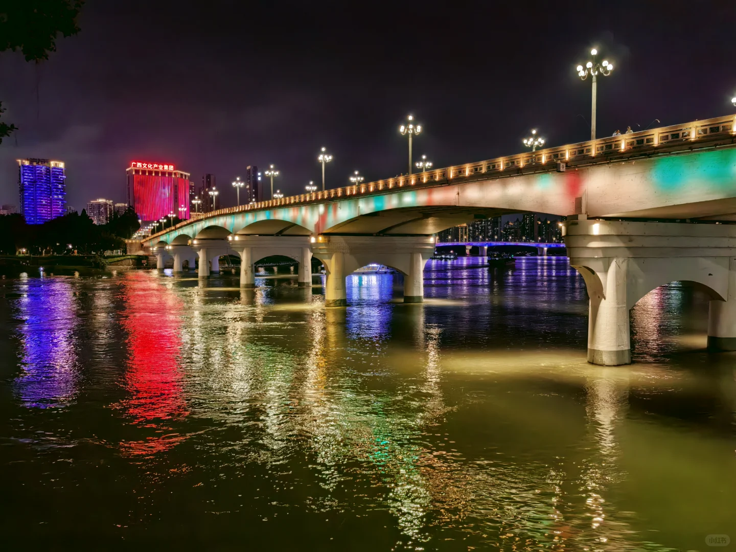 南宁夜景（7）: 邕江大桥