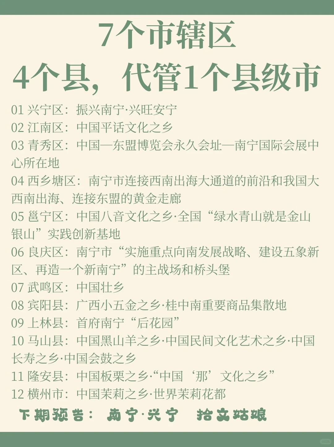 广西·南宁｜南宁文化，你知多少？