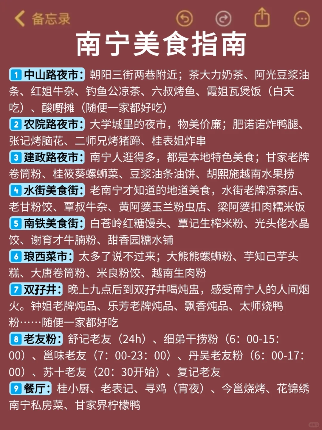 去了南宁7次，我的建议是。。。