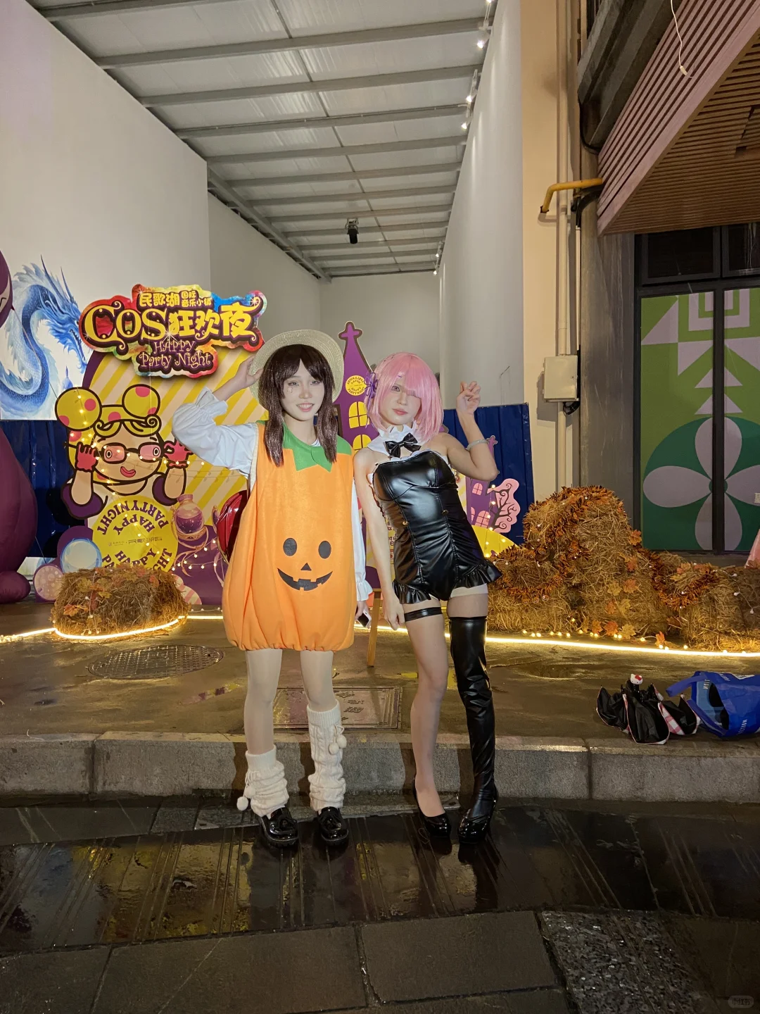 南宁民歌湖COS狂欢夜太绝了🎃