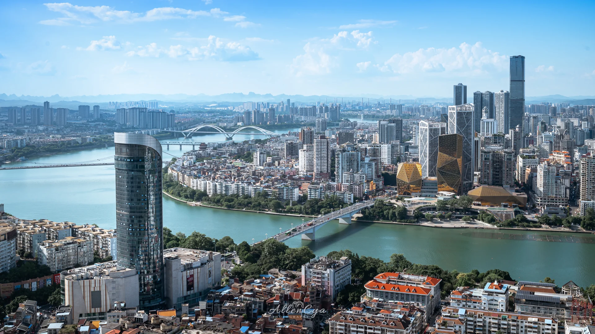 登顶柳州马鞍山🏞️俯瞰全城美景！