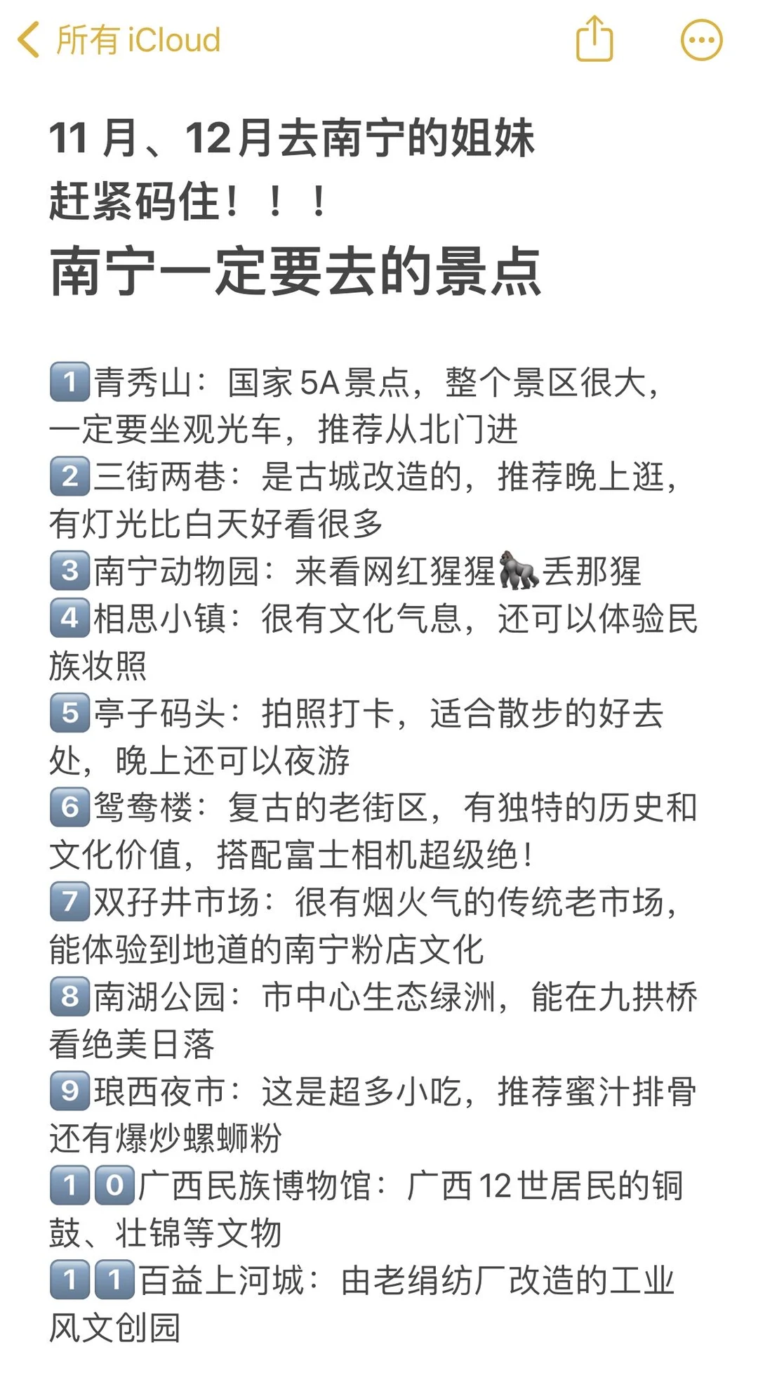 11-12月去南宁旅游不看这篇攻略，你亏大啦