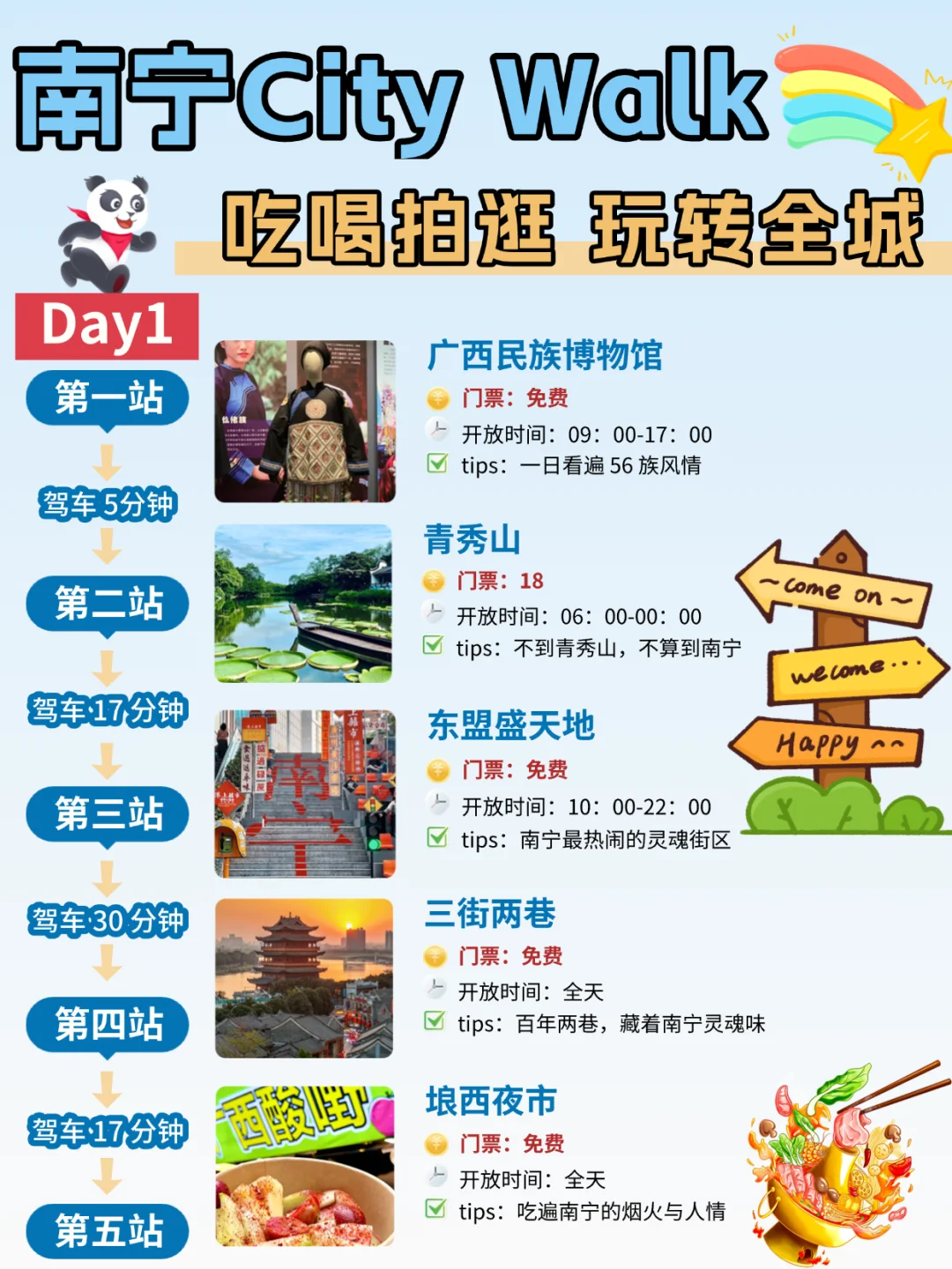 南宁15个打卡地｜吃喝玩乐全攻略