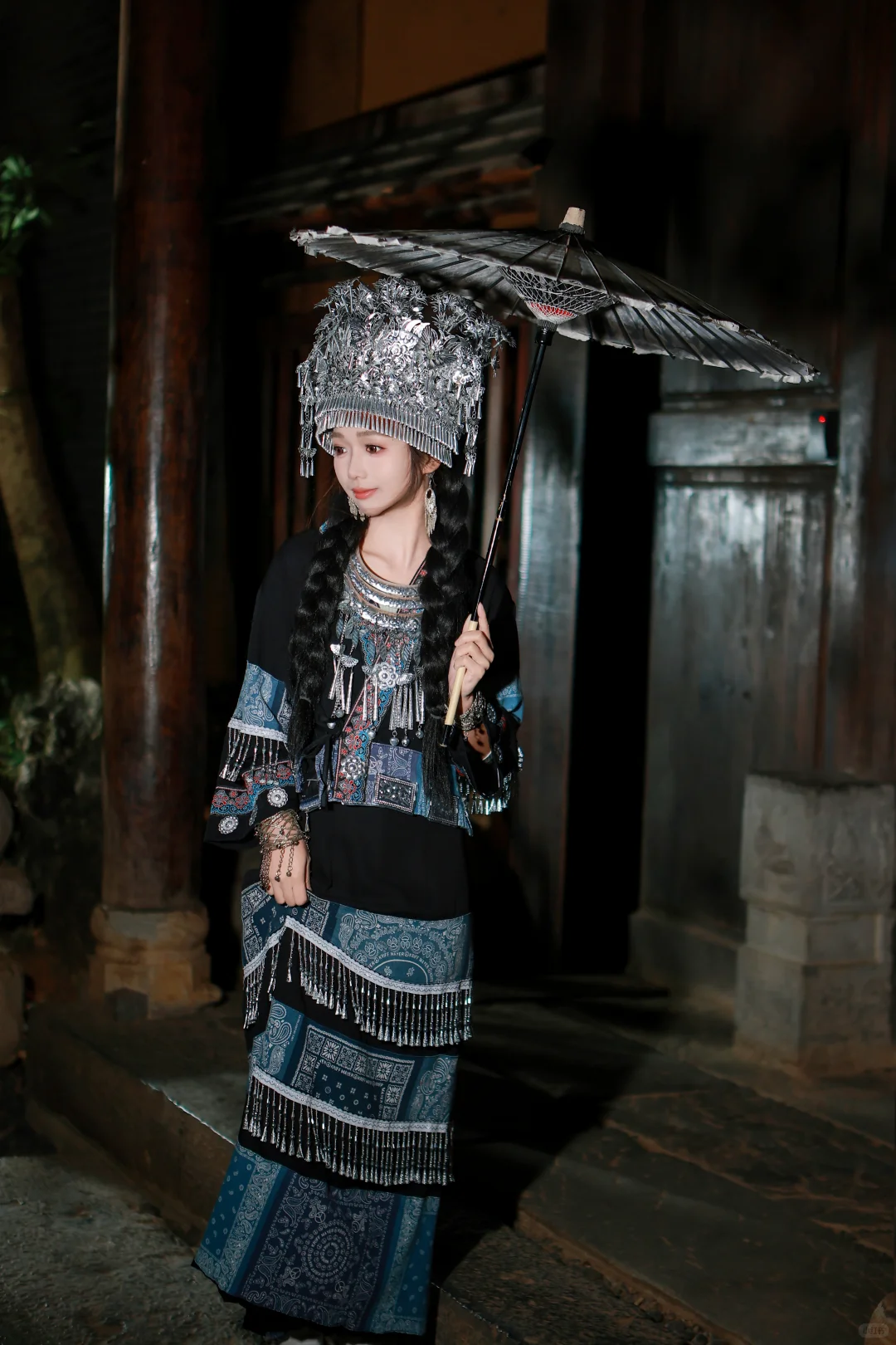 柳州窑埠古镇📍苗族少女真的太美啦❗️❗️
