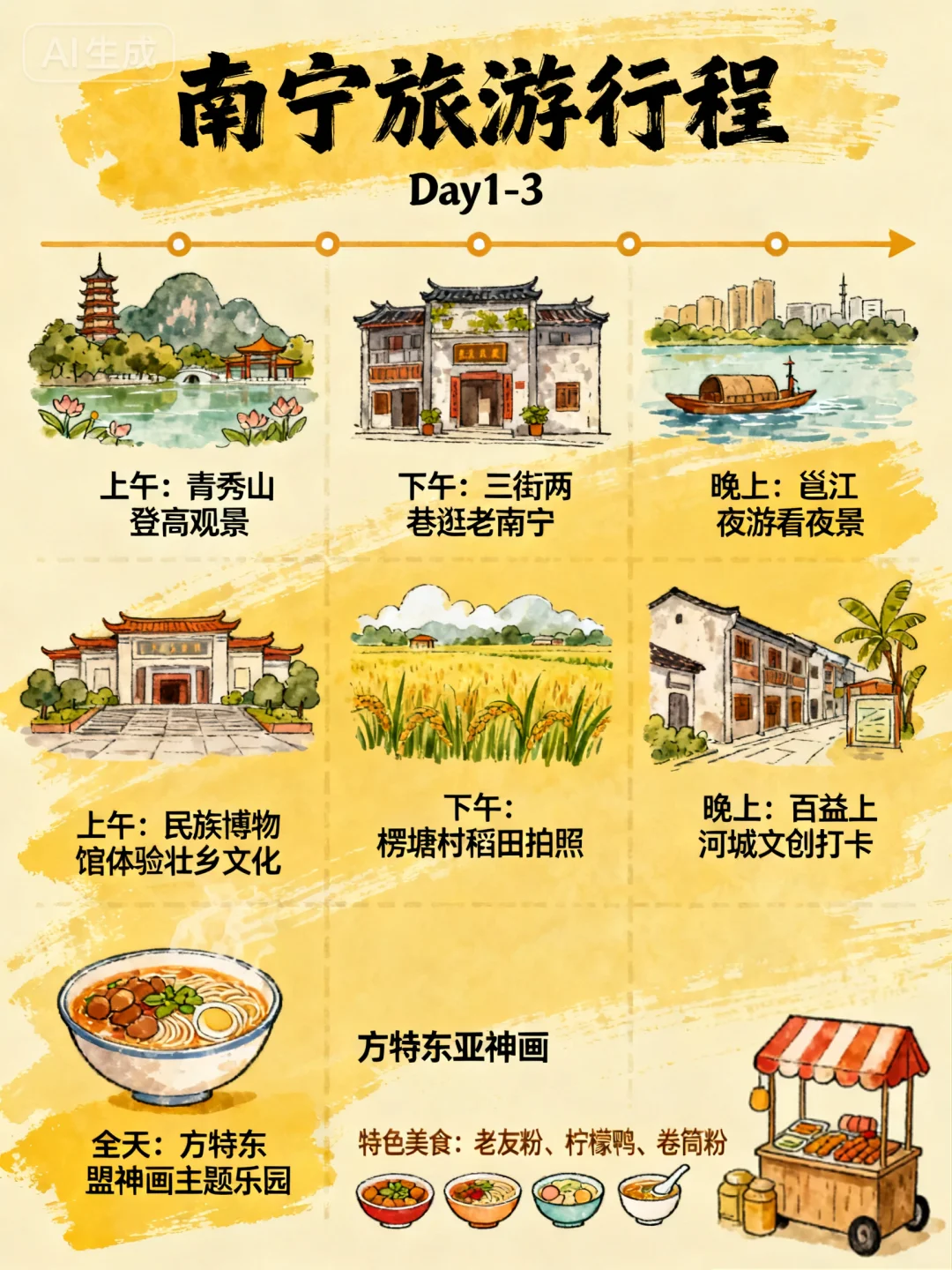 国庆冲广西的宝子，直接抄这份作业冲～✨