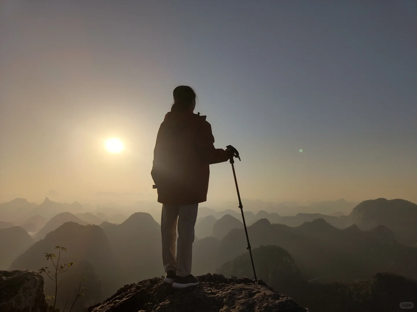 柳州龙潭公园帽子山看日出🌅