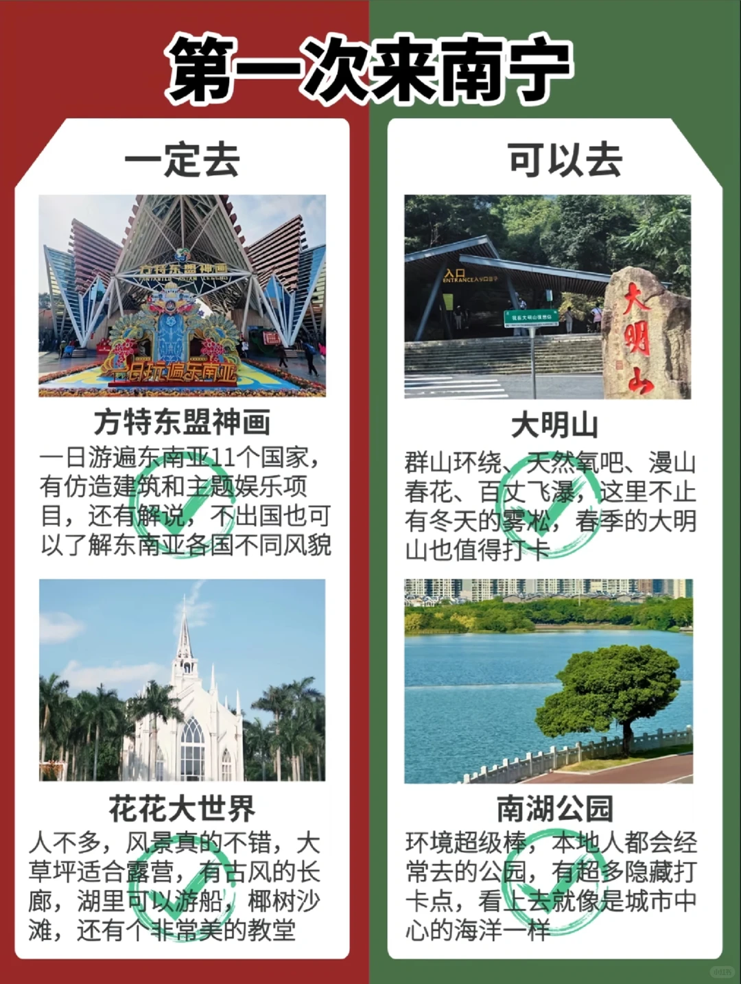 首次来南宁攻略！不会踩雷‼️