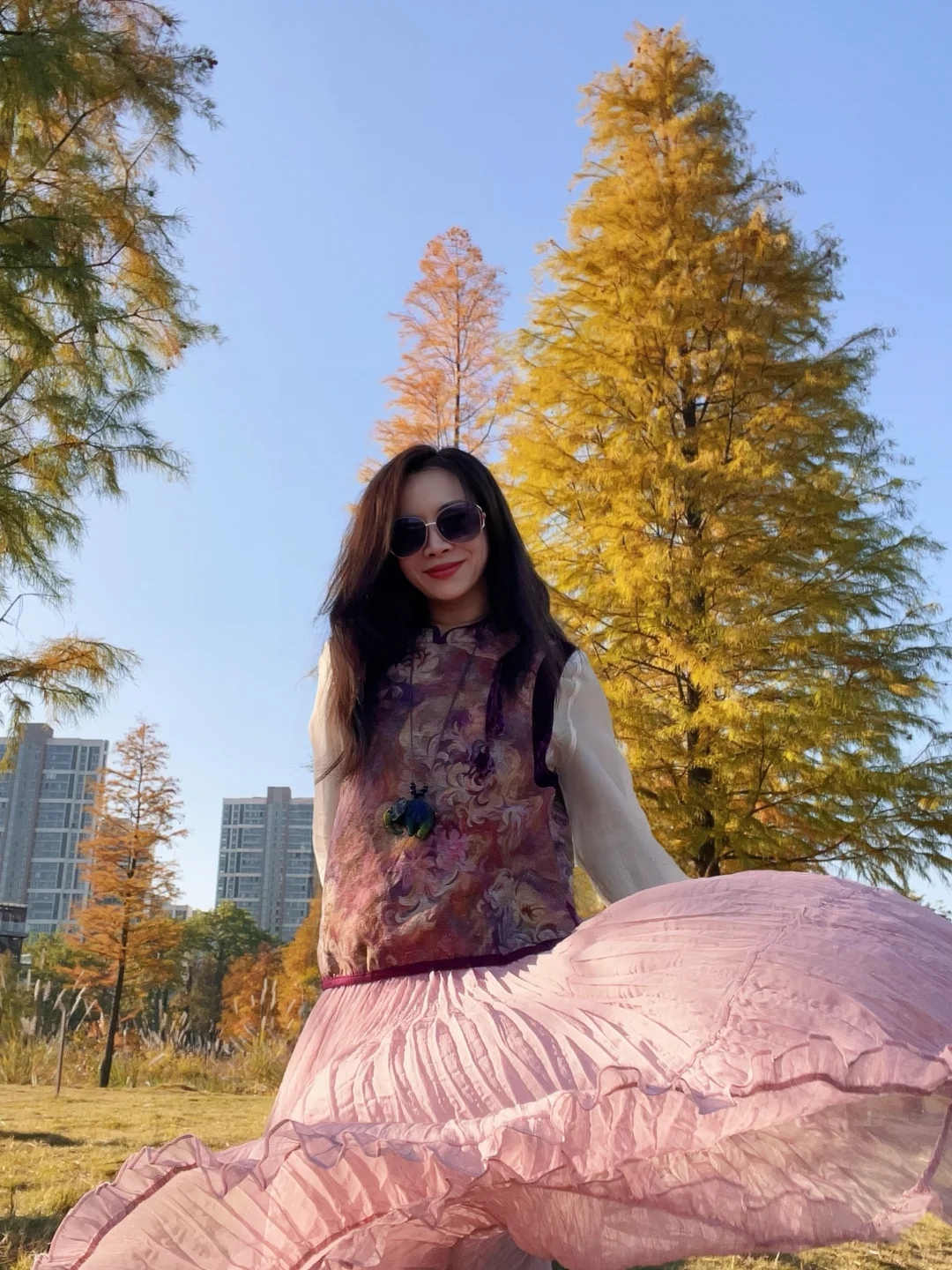 暖冬秋色🍂柳州龙湖公园水杉林