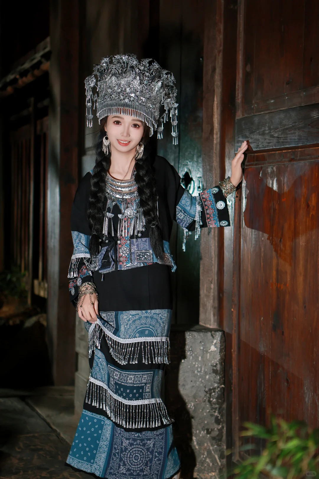 柳州窑埠古镇📍苗族少女真的太美啦❗️❗️