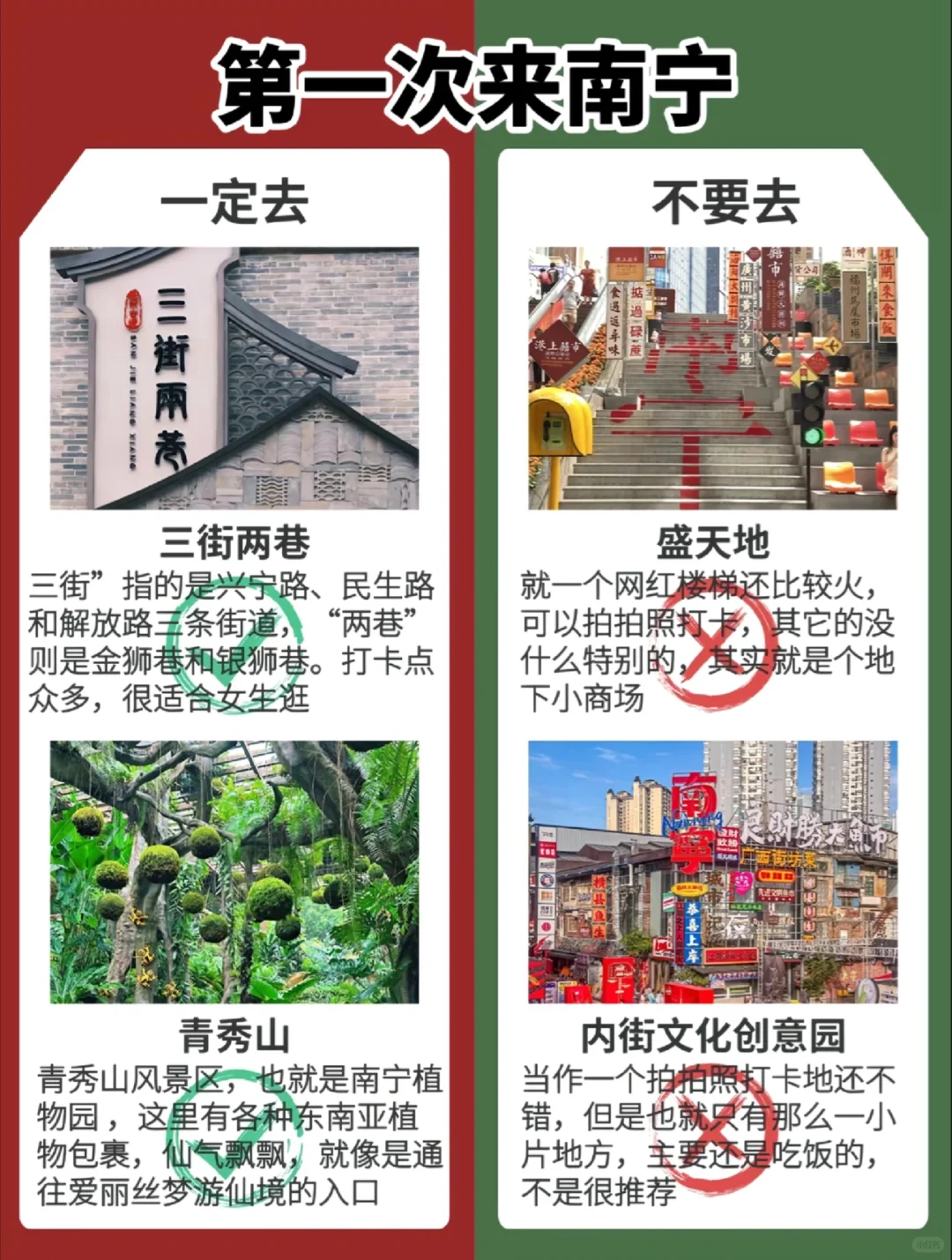 首次来南宁攻略！不会踩雷‼️