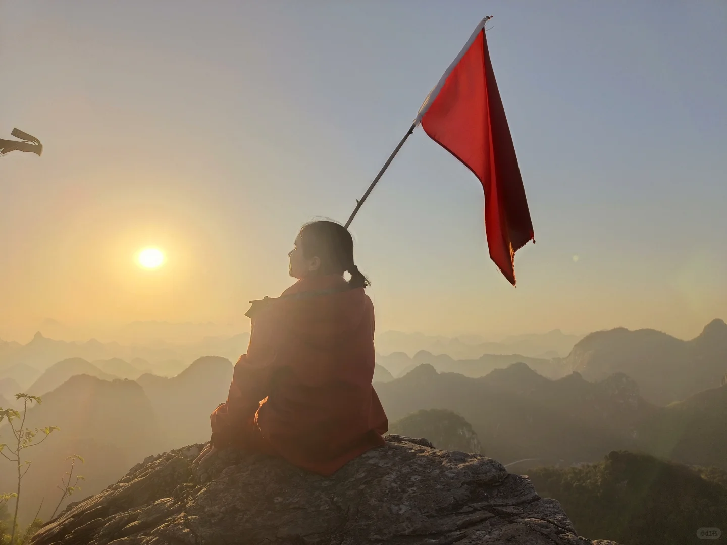 柳州龙潭公园帽子山看日出🌅