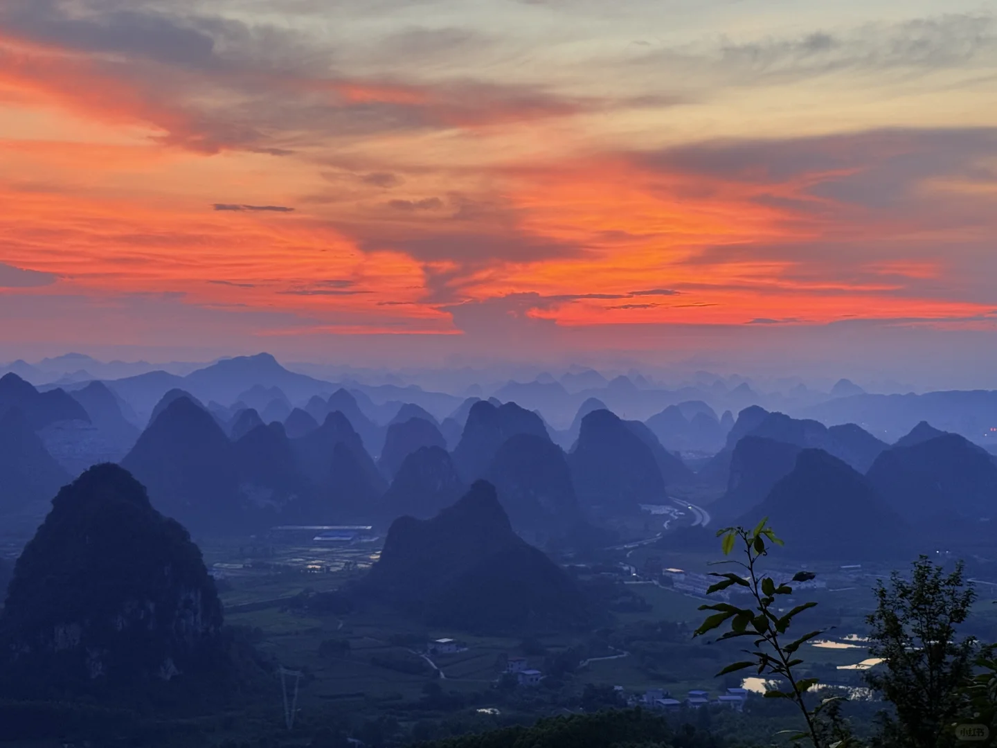 柳州｜赴约绝美千里江山图日落