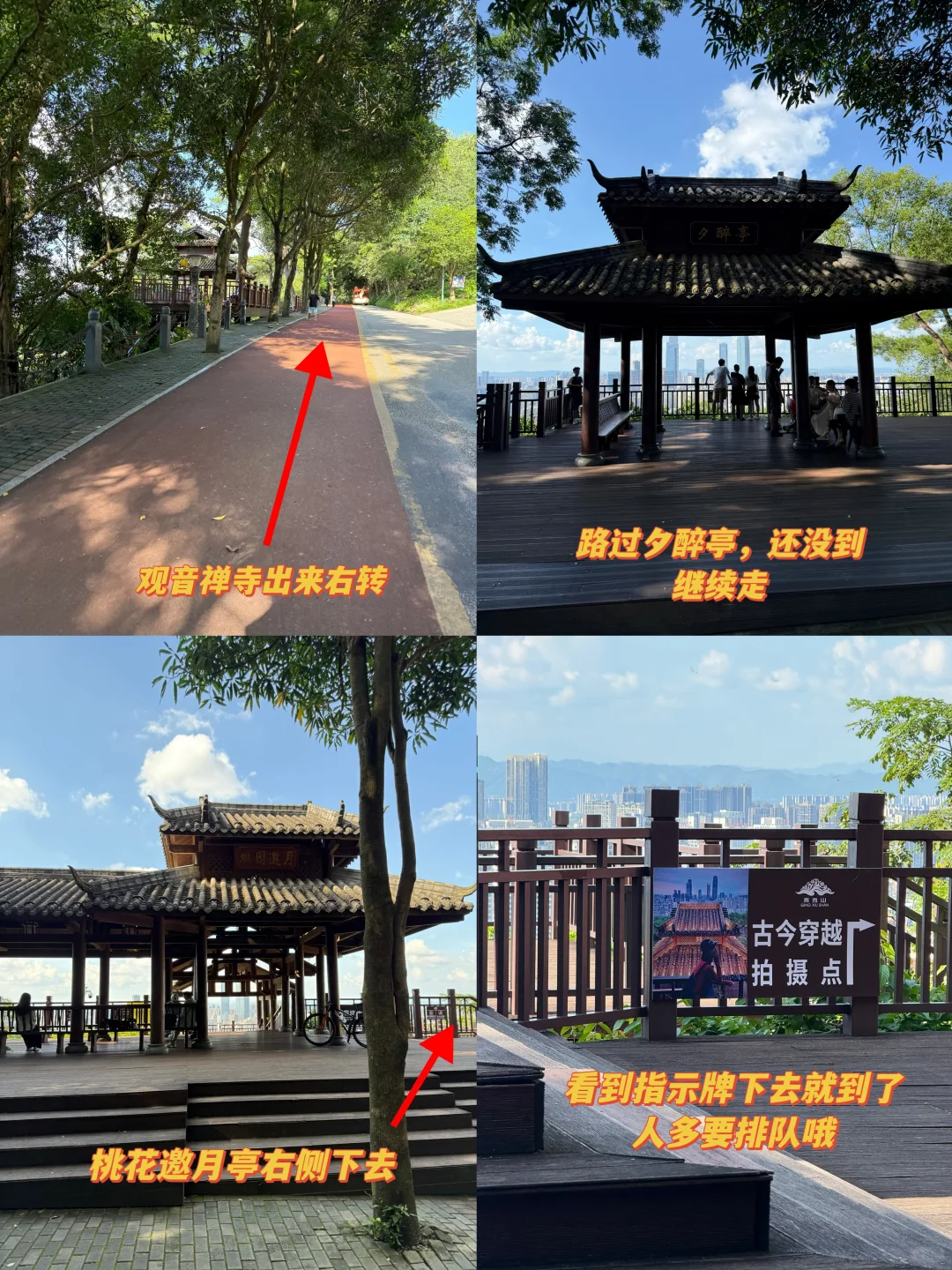 南宁青秀山4️⃣小时，不费脚！出片机位全攻略