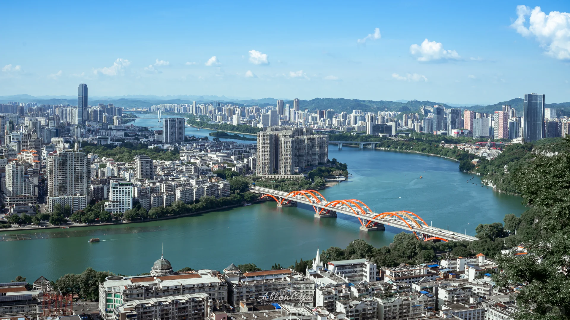 登顶柳州马鞍山🏞️俯瞰全城美景！