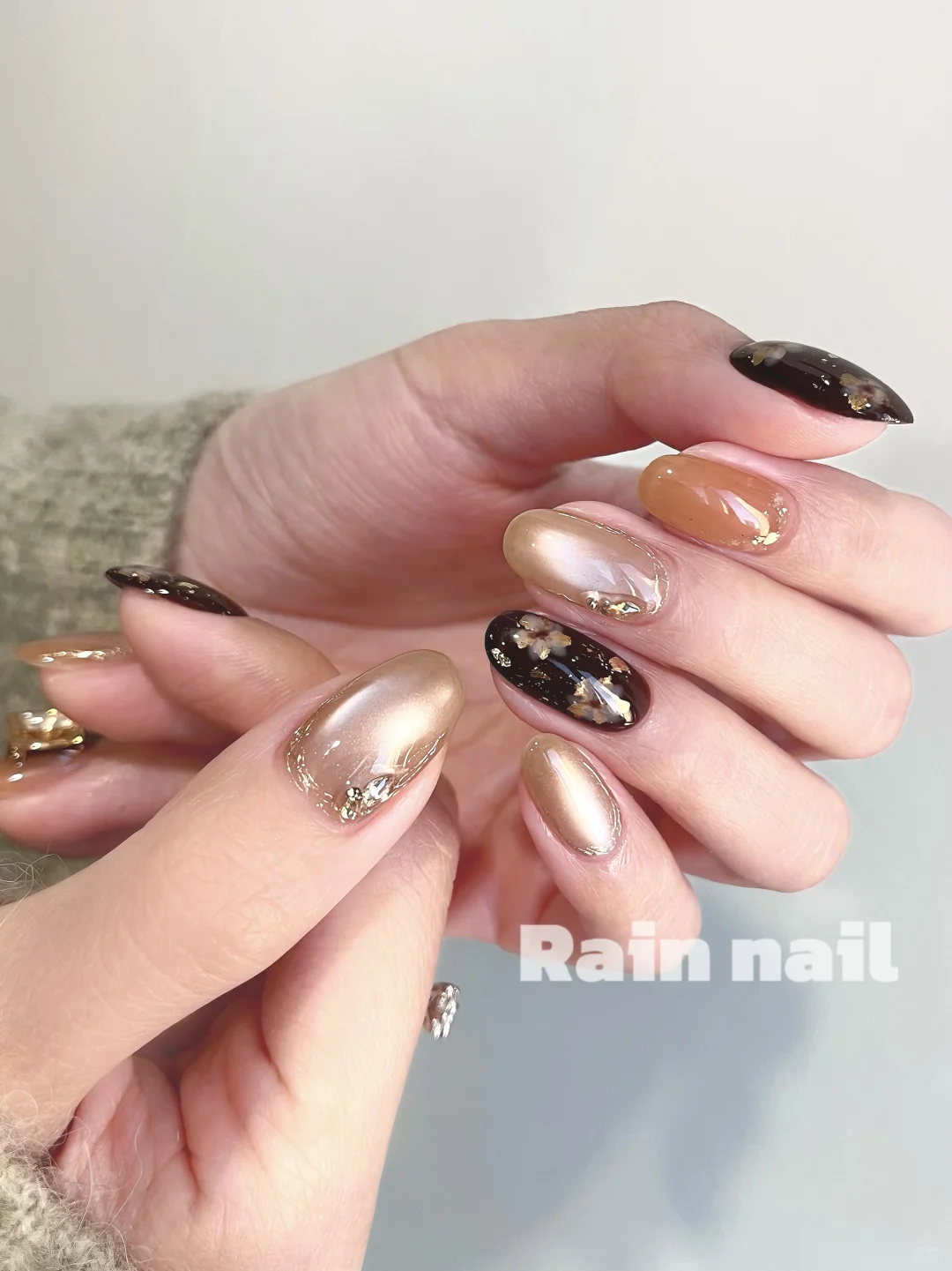 柳州美甲｜金灿灿的好贵气