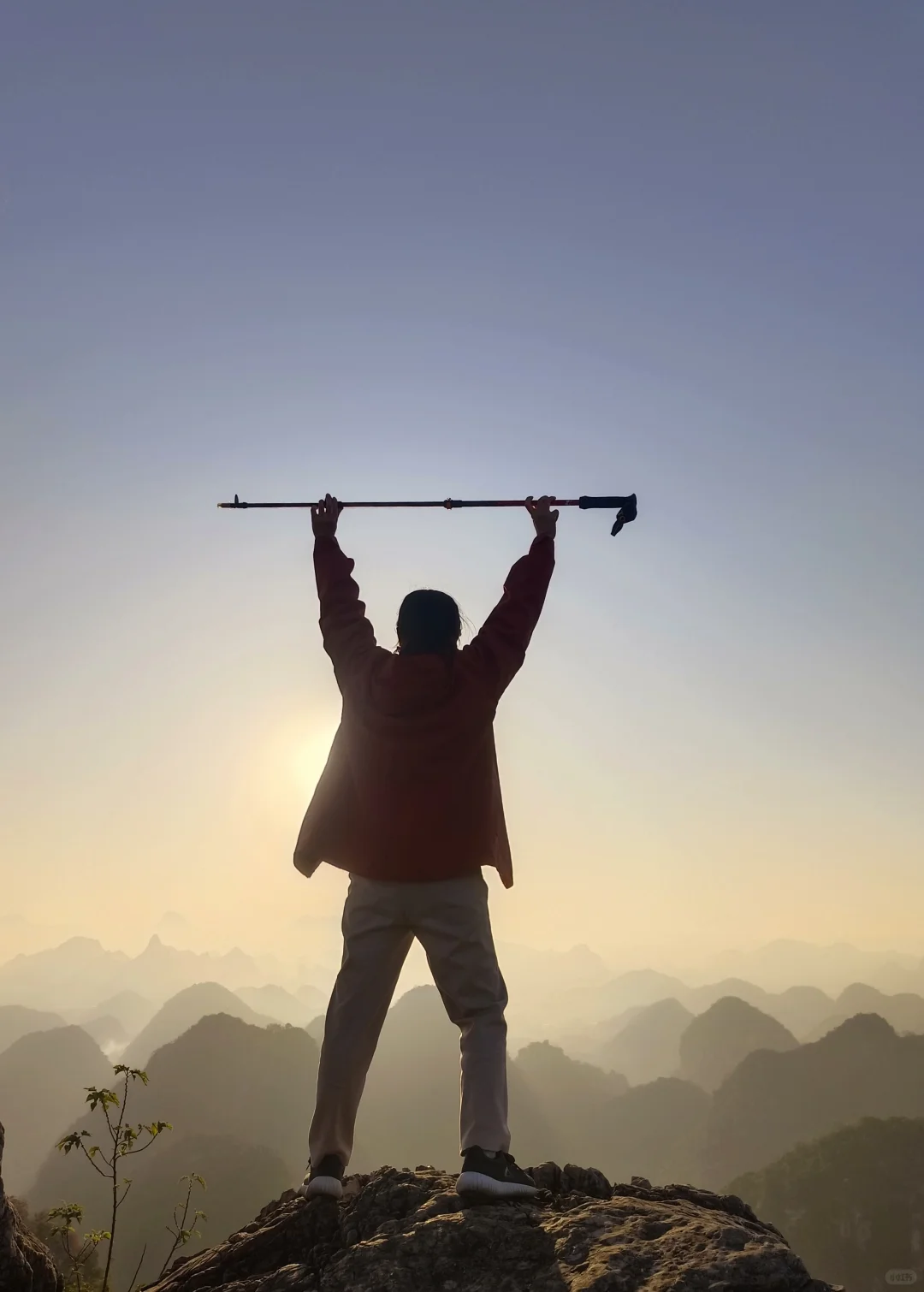 柳州龙潭公园帽子山看日出🌅