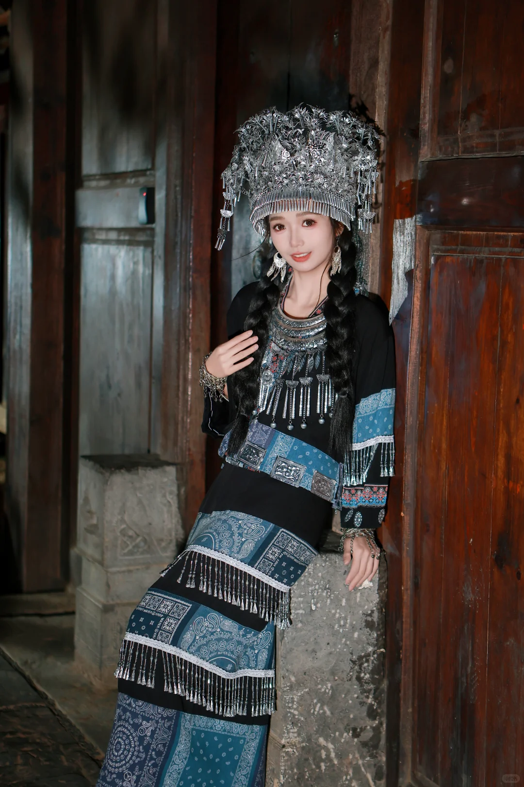 柳州窑埠古镇📍苗族少女真的太美啦❗️❗️