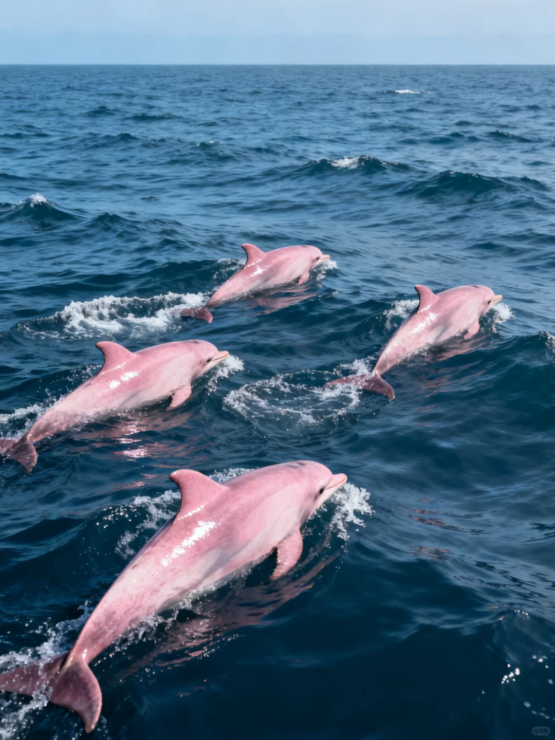 带娃赶海追粉海豚🐬娃玩的不想回家😂