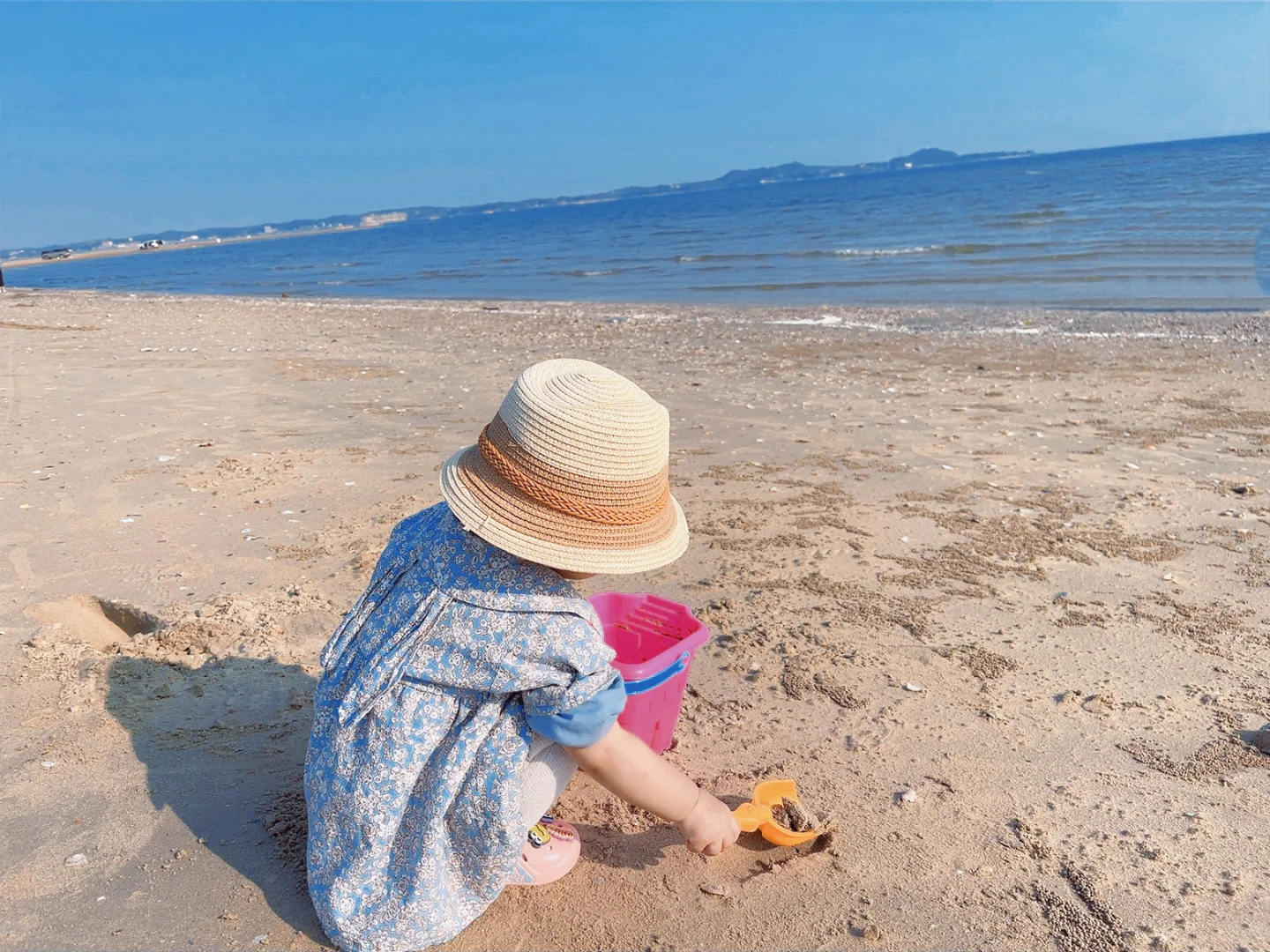 防城港捡贝壳🐚捡到腰直不起来🤪