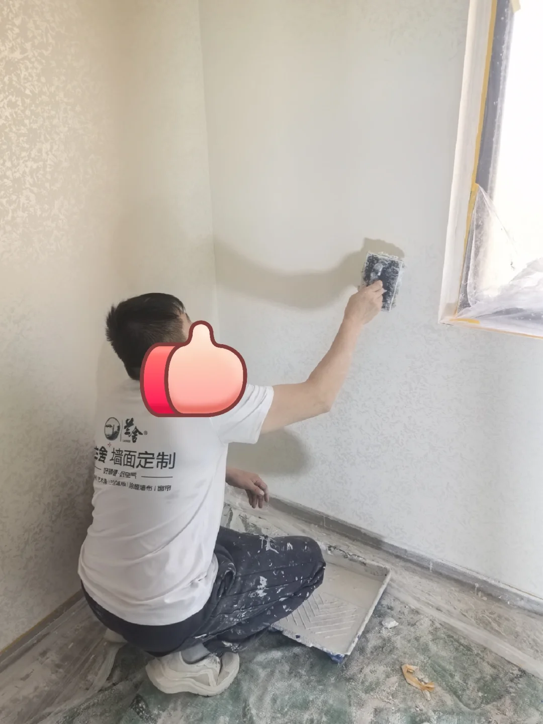 墙艺术又来做簪花工艺了