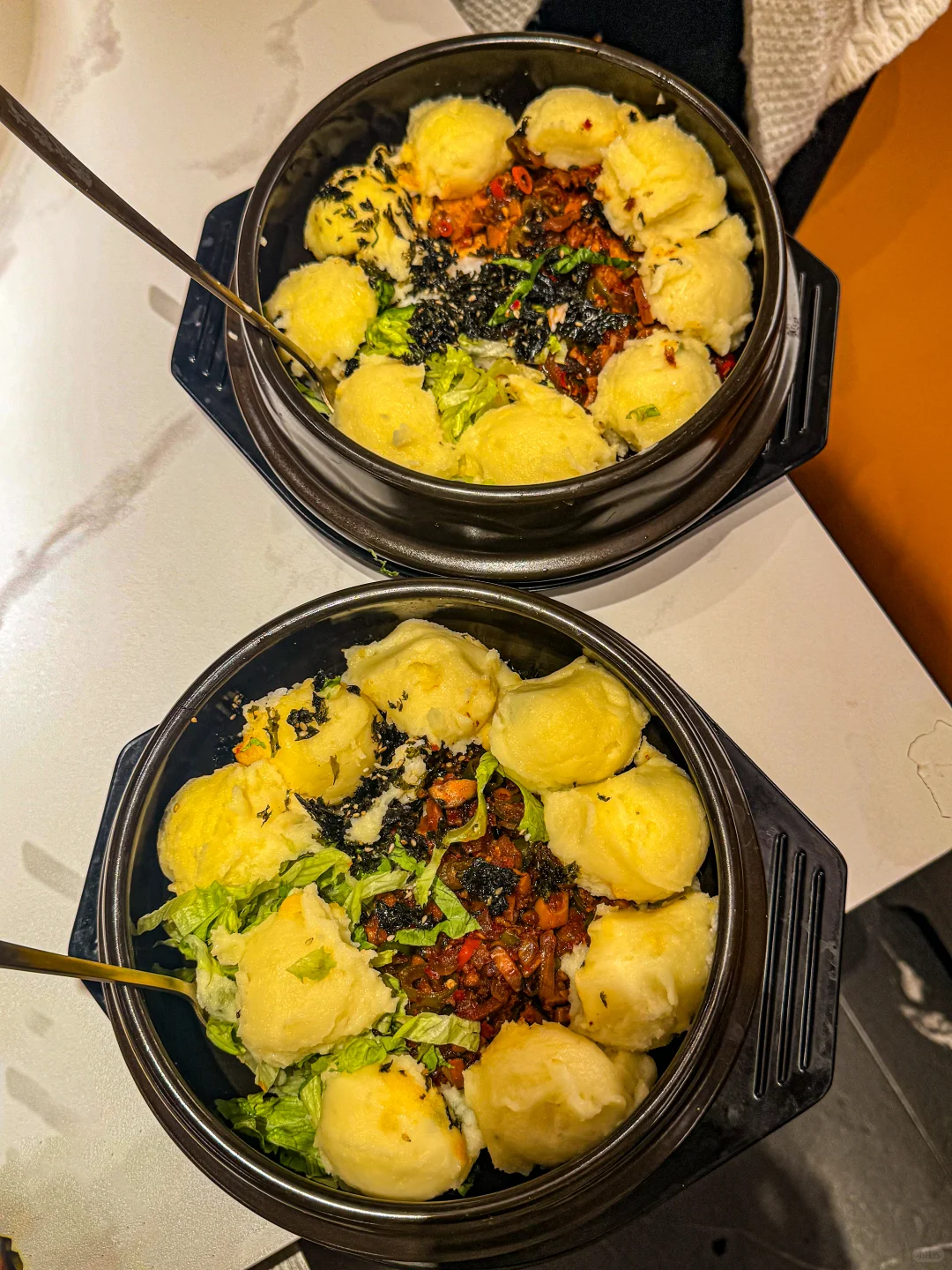 在柳州吃到了火爆全网的土豆泥拌饭！