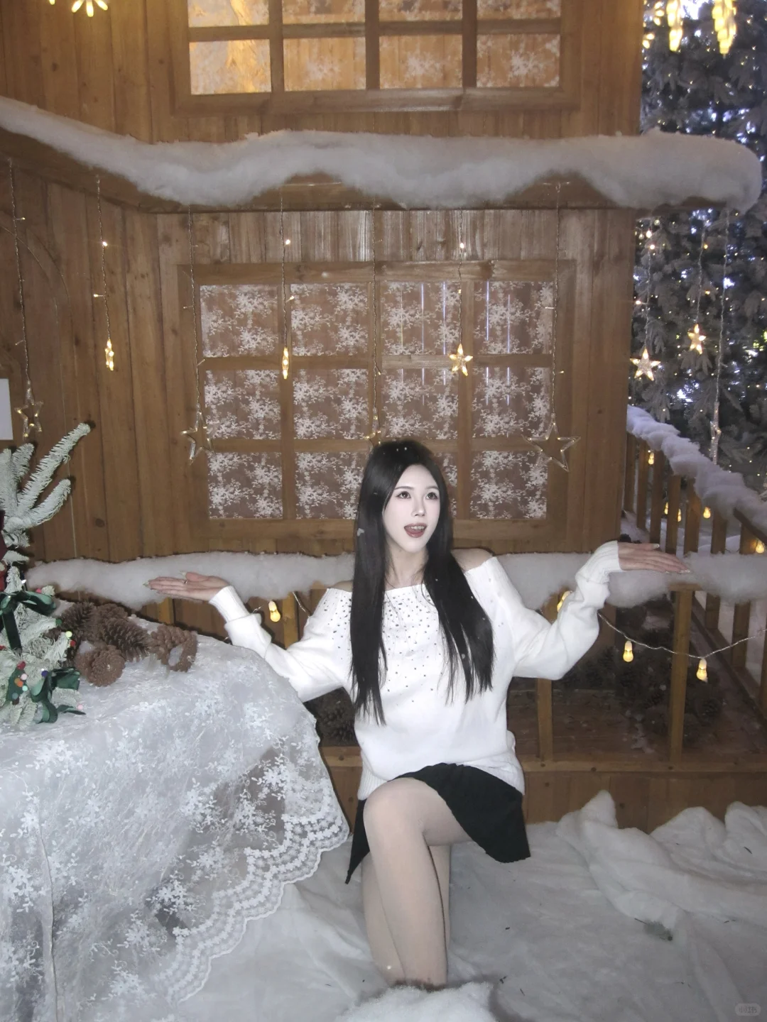 柳州下的第一场雪❄️我在保利看到👀了