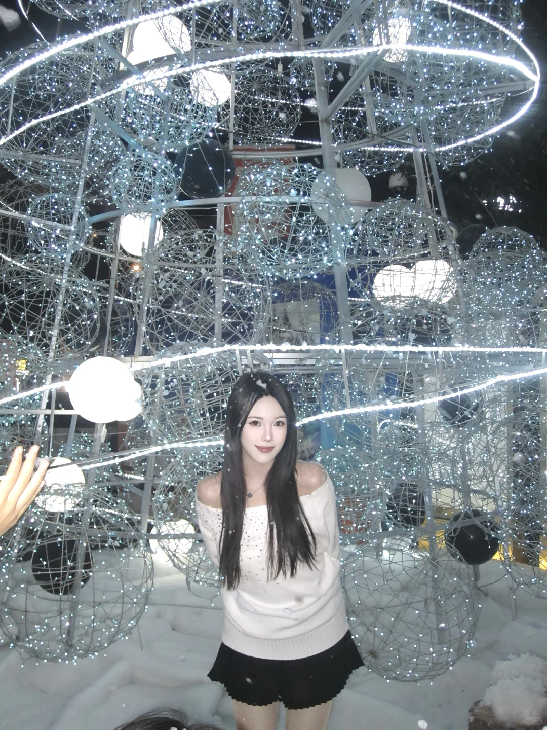 柳州下的第一场雪❄️我在保利看到👀了