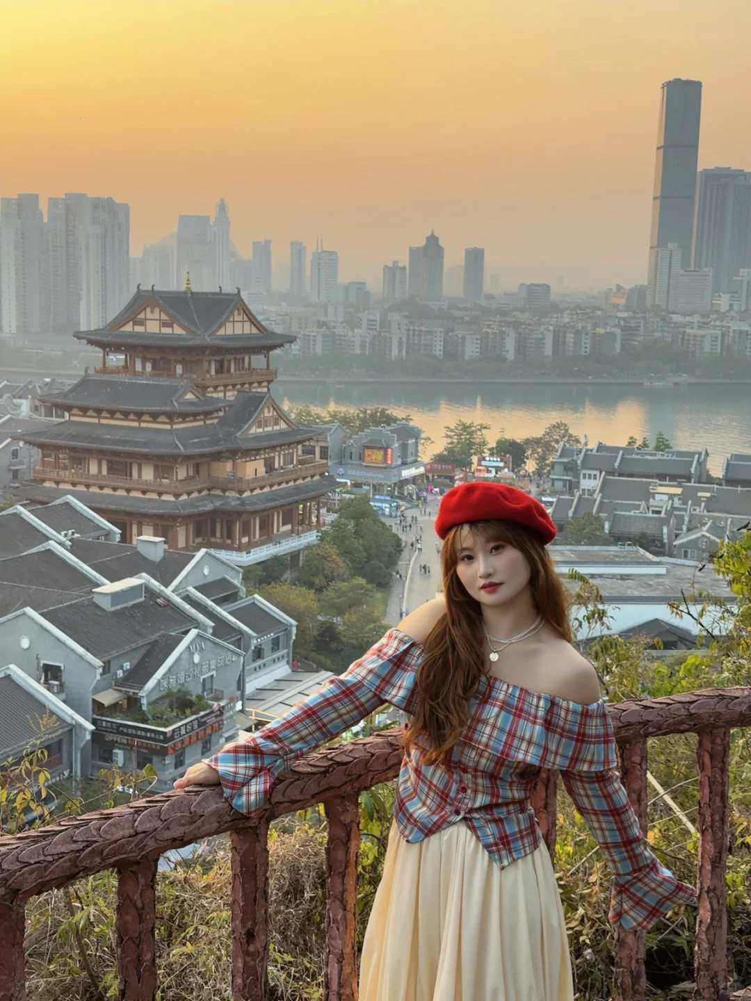 柳州/这里超适合看日落的～～