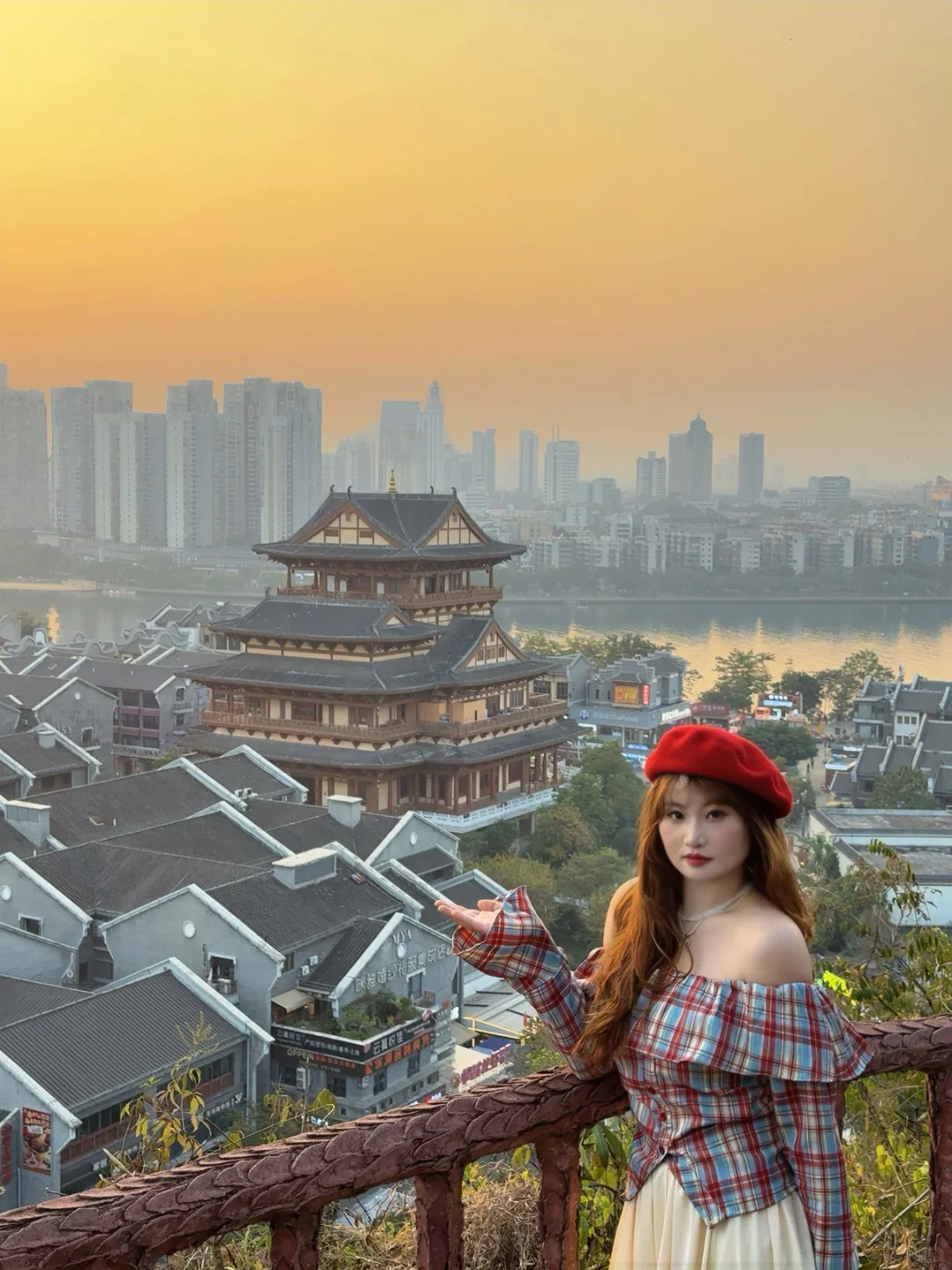 柳州/这里超适合看日落的～～