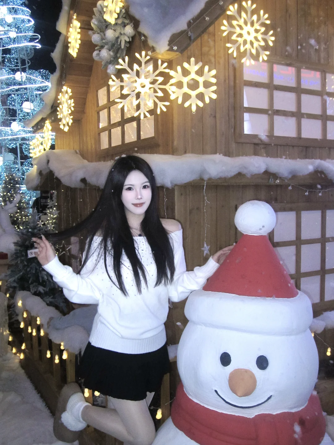 柳州下的第一场雪❄️我在保利看到👀了