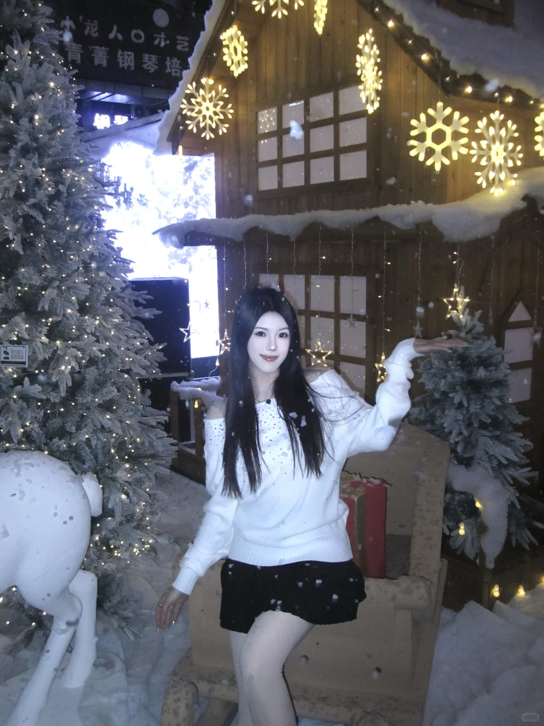 柳州下的第一场雪❄️我在保利看到👀了