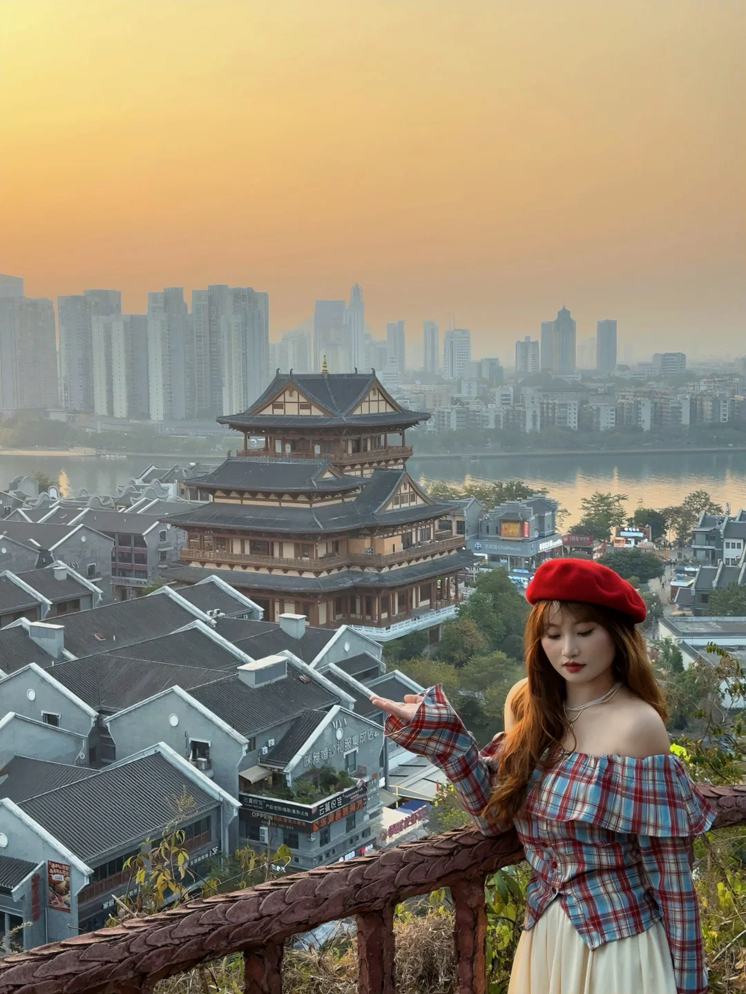 柳州/这里超适合看日落的～～