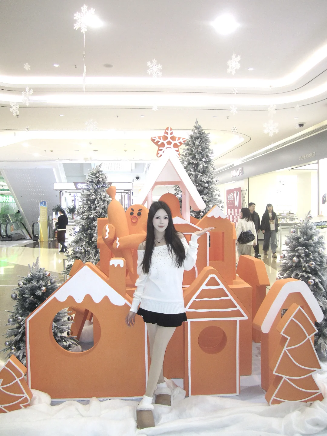 柳州下的第一场雪❄️我在保利看到👀了