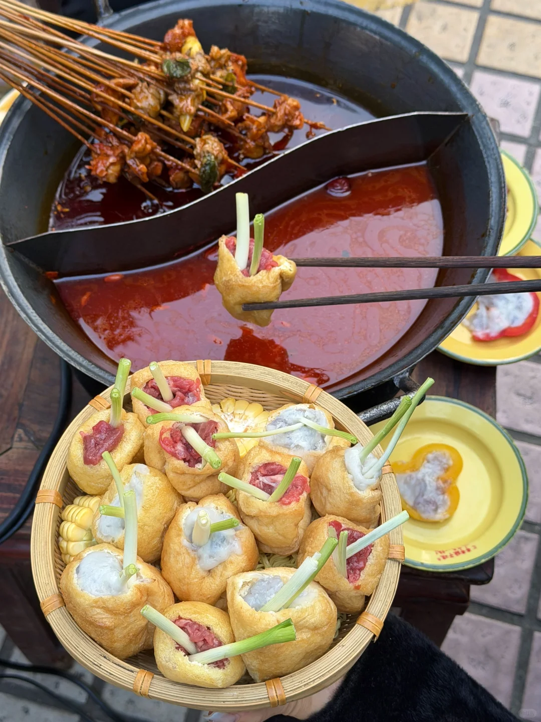 柳州。。。路边串串…