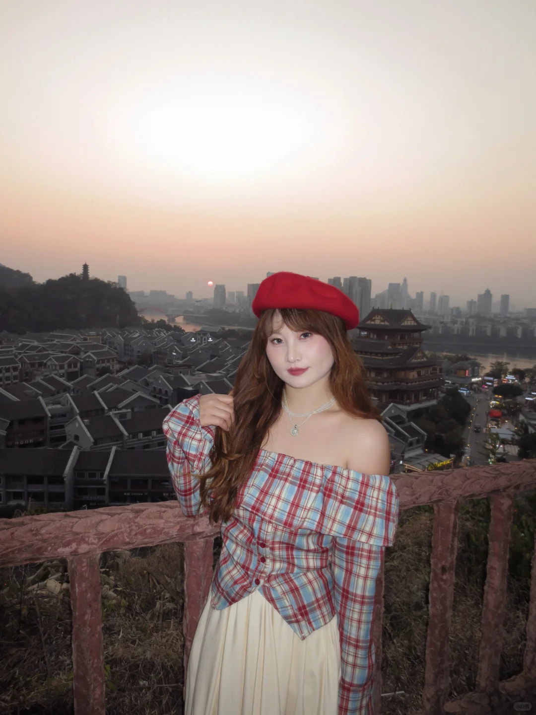 柳州/这里超适合看日落的～～