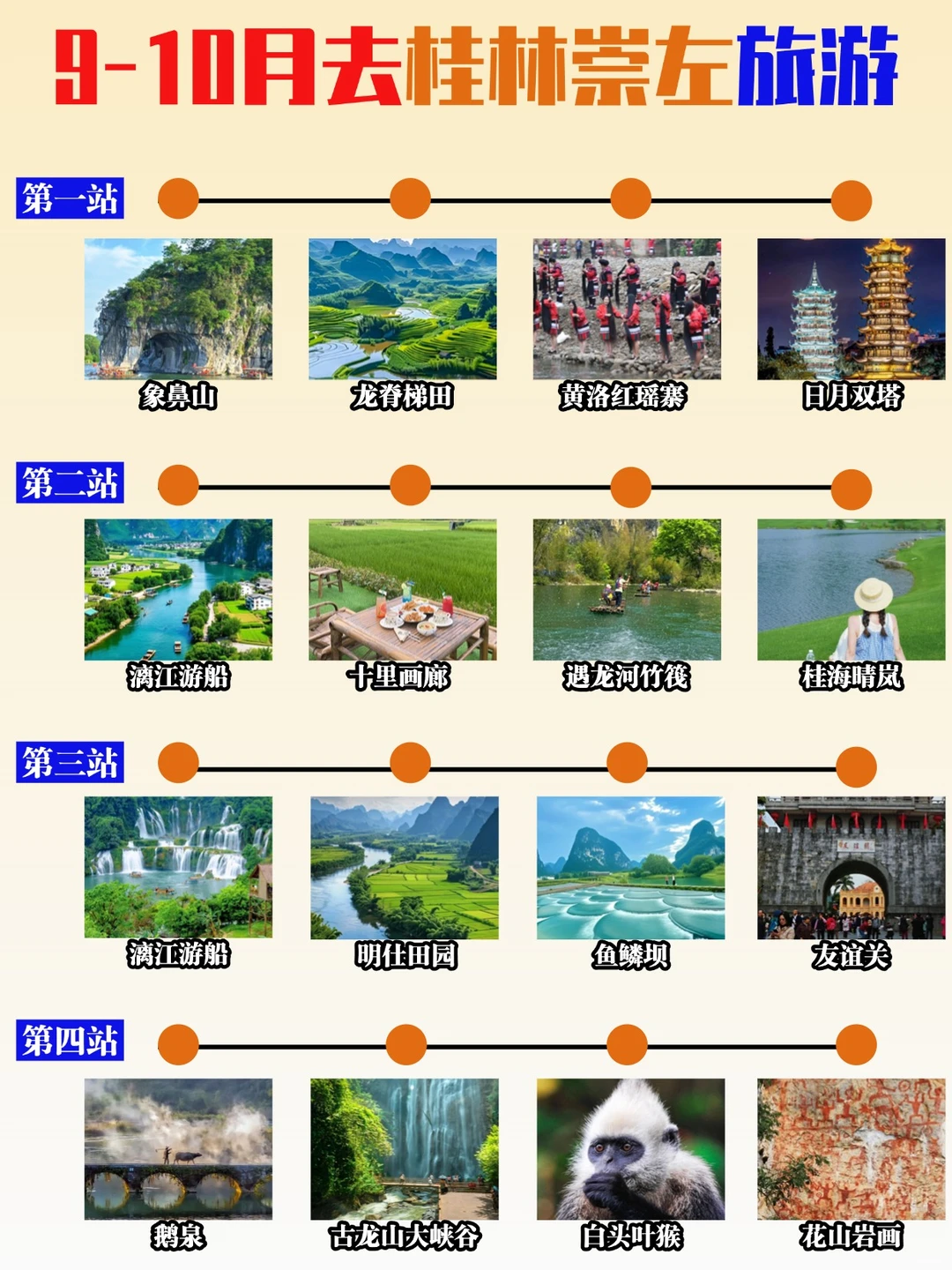 9-10月去桂林崇左旅游🧭不踩雷指南