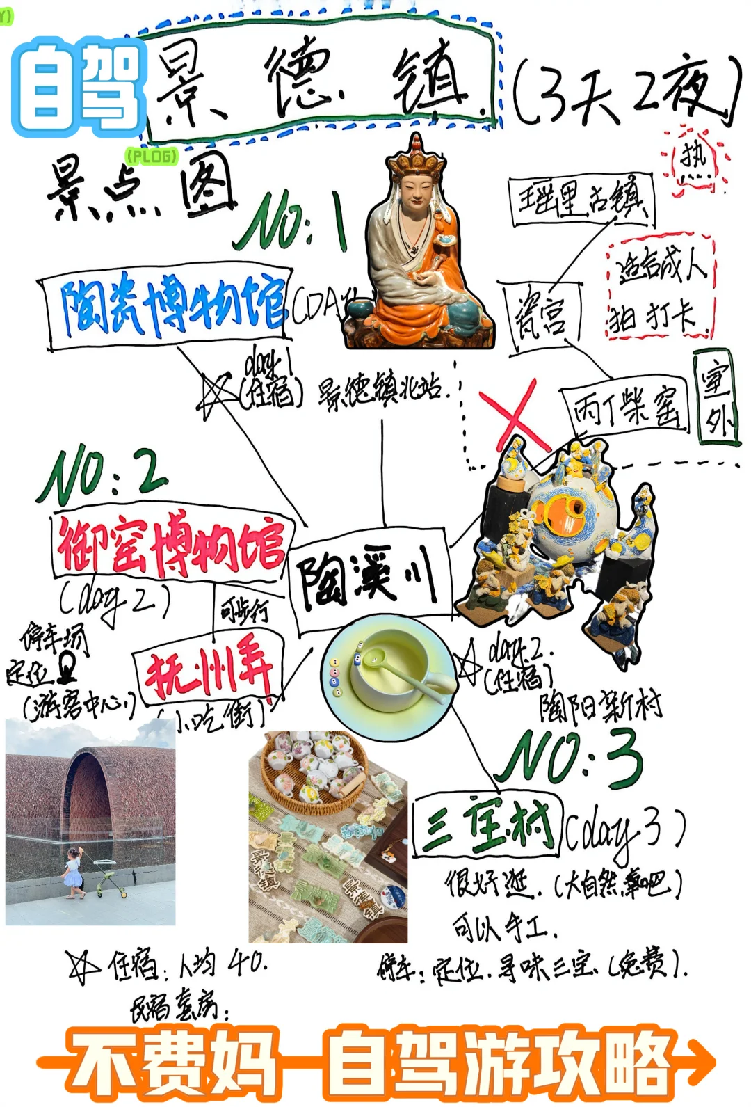 熬夜整理✅景德镇带娃自驾游🚗旅游攻略